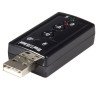 Adaptador de audio USB StarTech.com, Negro