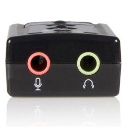 Adaptador de audio USB StarTech.com, Negro