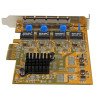 Tarjetas de Red StarTech.com - PCI-E, Ethernet, Amarillo