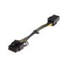Cable adaptador de alimentación PCI Express StarTech.com PCIEX68ADAP - PCI-E (8-pin), Macho/hembra, 0, 155 m, Negro