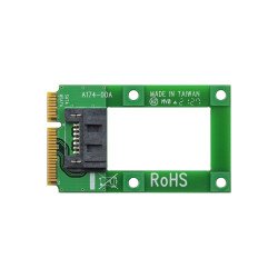 Adaptador de disco duro StarTech.com MSAT2SAT3 - mSATA, Rojo