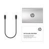 SSD externo HP P900, 512 GB, USB Tipo C, USB4 Gen 2x2, 2000 MB/s, plata SSD externo HP P900, 512 GB, USB Tipo C, USB4 Gen 2x2, 2000 MB/s, plata