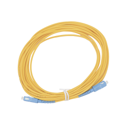Jumper de fibra óptica simplex, monomodo, con conectores SC, UPC-SC, UPC, de 10 metros