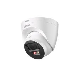 Cámara Domo IP de 5 Megapixeles, 30 Metros de Iluminador Dual Inteligente, Disuasión activa, Lente 2.8mm, SMD Plus, Protección p