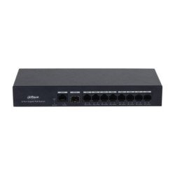 Switch PoE inteligente con 8 puertos Gigabit, 60W de potencia total y switching de 20 Gbps. Ideal para alimentar y conectar disp