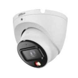 Cámara IP Domo de 8MP con resolución 4K, lente de 2.8 mm y ángulo de visión de 105°. Equipado con iluminador dual, micrófono int