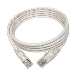 Cable Ethernet (UTP) TRIPP-LITE N001-005-WH, 1, 52 m, Moldeado Snagless Cat5e 350 MHz (RJ45 M/M), PoE, Blanco, 1.52 M 5 pies