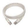Cable Ethernet (UTP) TRIPP-LITE N001-005-WH, 1, 52 m, Moldeado Snagless Cat5e 350 MHz (RJ45 M/M), PoE, Blanco, 1.52 M 5 pies