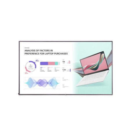 Monitor LG 75UH5J, 75 pulgadas, 500 cd / m², 3840 x 2160 Pixeles, 6 ms, Negro