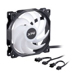 Ventilador XPG VENTO 120 ARGB PWM, 12 cm, 300 RPM, 1850 RPM, Negro