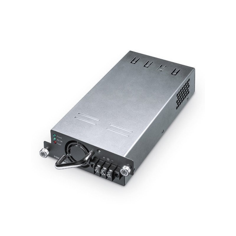 Fuente Redundante Vcc TP-Link PSM150-DC, Sistema de alimentación, Negro, Metálico, Sobrecorriente, Sobrevoltaje