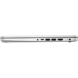 Notebook HP 14-DQ0532LA Intel Celeron n4120 1.10 - 2.60GHz, 4GB, 128GB SSD, 14 hd, no DVD, Win 11 home, 1-1-0, plata natural