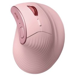 Mouse Acteck virtuos fitt pro MI770, vertical, ergonómico, inalámbrico dual , dongle USB 2.4 GHz + 2 bluetooth, recargable, ópti