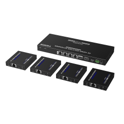 Kit Divisor y Extensor HDMI, Divide 1 Fuente HDMI a 4 Pantallas, Extie