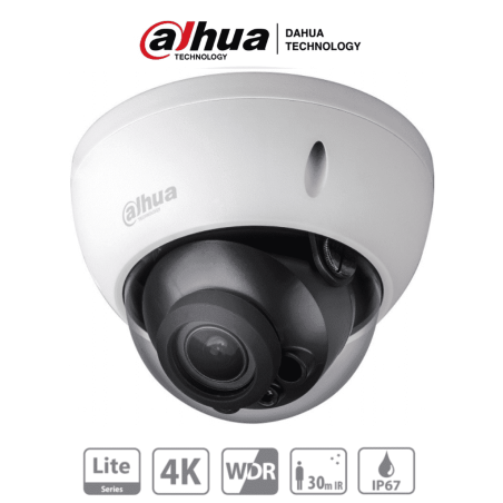 Cámara domo 4k, 8 megapixeles, lente motorizado de 2.7-13.5, IR de 30 m, metálica, WDR real de 120 db, IP67, soporta: cvi/tvi/ah