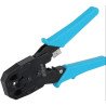 Pinzas para Plegar (Crimpear o Ponchadoras) de Conectores RJ45 y RJ11, Multifuncional Cortar y Pelar Cable, Cuchilla SK5, Fabric