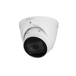 Cámara Domo de 5 MP, WizMind, Eyeball, Lente Motorizado de 2.7 a 13.5 mm, Ir de 40 m, H.265+, Inteligencia Artificial, Metadatos