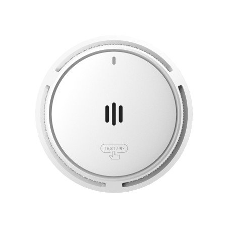 Detector de Humo Standalone (Autónomo), Sensor Fotoeléctrico, Sonido de Alarma de 85dB, Batería Sellada de hasta 10 años, Alarma
