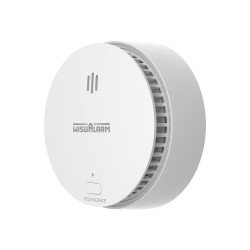 Detector de Humo Standalone (Autónomo), Sensor Fotoeléctrico, Sonido de Alarma de 85dB, Alarma Visual y Audible