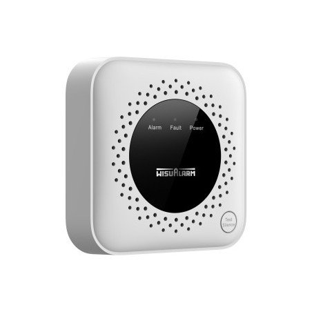 Detector de gas metano (CH₄) autónomo, sensor de gas catalítico, salida de relevador, salida de válvula, detección de temperatur