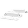 Contacto Magnético Cableado para Puerta y/o Ventana, GAP: 20 mm, Material Plástico ABS, Separadores, Tapas y Tornillos Incluidos