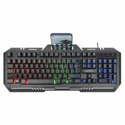 180610 TECLADO GAMING PANEL METALICO