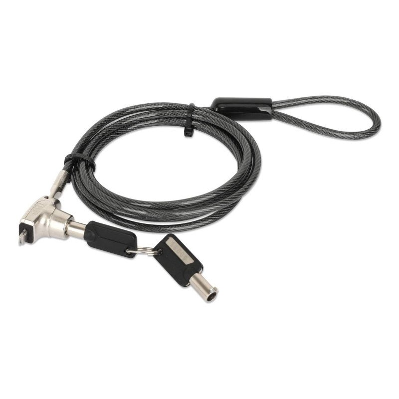 Candado laptop nano llave 1.5m gris