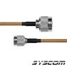 Cable RG142, con conectores N Macho/TNC Macho Inverso, de 100 cm.