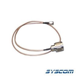Cable RG-316 con conectores N Macho en un extremo y en el otro SMA Mac