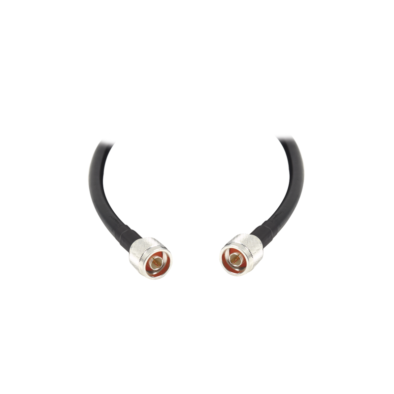 Jumper con Cable LMR400 con Conectores N Macho, N Macho de 6 metros.