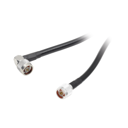Jumper con Cable LMR400 con Conectores N Macho, N Macho Angulo Recto, 