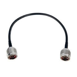 Jumper de 30 cm fabricado con cable RG-58U-SYS, conectoresN" en ambos 