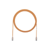 Cable de Parcheo TX6, UTP Cat6, Diámetro Reducido (28AWG), Color Naranja, 10ft