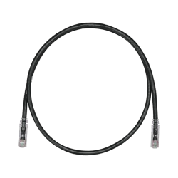 Cable de Parcheo TX6, UTP Cat6, 24 AWG, CM, Color Negro, 6 ft.