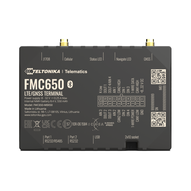 Profesional Rastreador Vehicular (GPS) 4G LTE Cat 1 Con Lectura Can, B