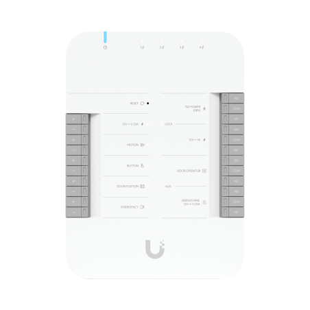 UniFi Access Hub Door, puede conectar 2 lectores y 2 cámaras (no inclu