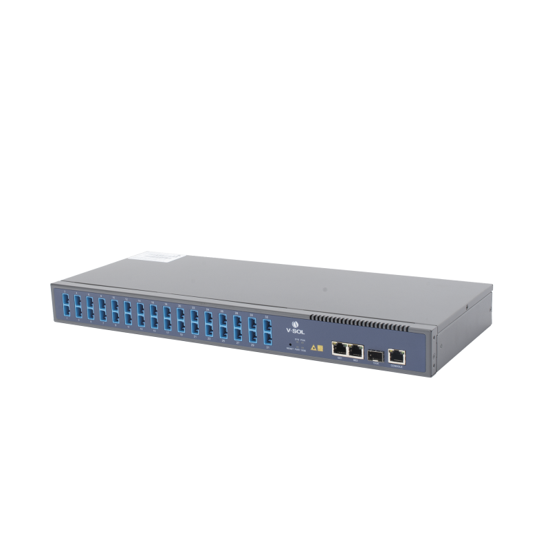 OLT de 1 GPON puerto con Splitter de 1 a 32 SC, UPC Incluido + 3 puert