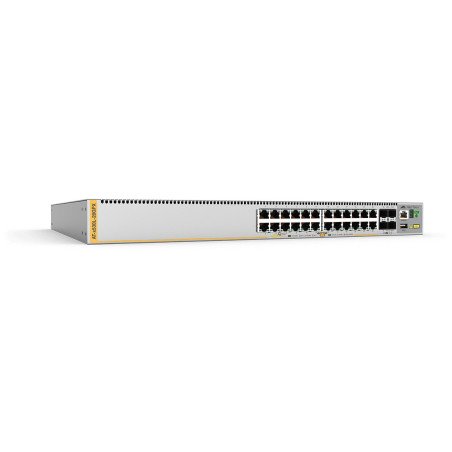 Switch Allied Telesis AT-x530L-28GPX-90, Gestionado, L3+, Gigabit Ethernet, Energía sobre Ethernet (PoE), Montaje en rack, 1U