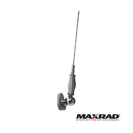 Antena móvil VHF, banda baja, rango de frecuencia 30 - 54 MHz