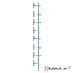 Antena Base VHF, 138-174 MHz, 8 Elementos de Dipolos Separados, 7 a 12