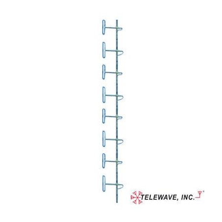 Antena Base VHF, 138-174 MHz, 8 Elementos de Dipolos Separados, 7 a 12