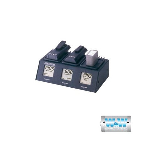 Analizador de baterías recargables, soporta 3 adaptadores