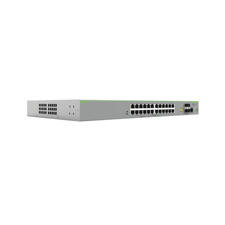 Switch administrable capa 3 de 24 puertos 10/100mbps + 4 puertos RJ45 SFP