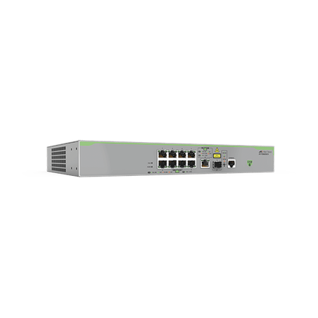 Switch administrable capa 3 de 8 puertos 10/100 Mbps + 1 puertos RJ45 gigabit/SFP combo