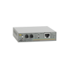 Convertidor de medios fast ethernet a fibra óptica, conector ST, multi-modo (MMF), hasta 2 km, adaptador de alimentación multire