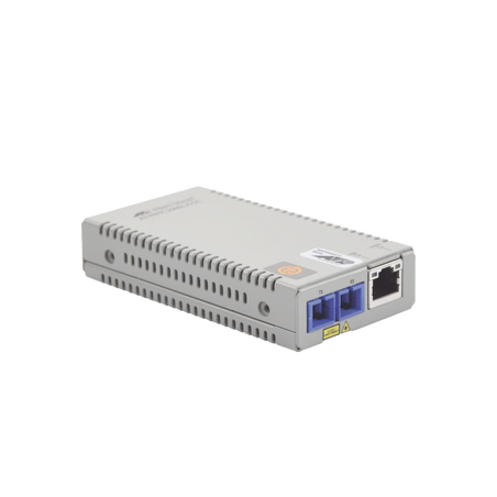 Convertidor de medios gigabit ethernet a fibra óptica, conector sc, monomodo (smf), versión taa (trade agreement act), 10 km