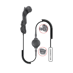 Micrófono de vibración para Kenwood TK2402, 2312, 2000, NX240, 340, 32