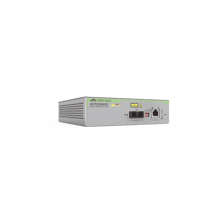 Convertidor de medios gigabit ethernet PoE+ a fibra óptica, conector SC, multimodo (MMF), distancia hasta 550 m