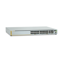 Switch de Acceso PoE+ Stackeable Capa 3, 24 Puertos 10/100Mbps + 2 SFP/RJ45 Combo + 2 Puertos Stacking, 370W