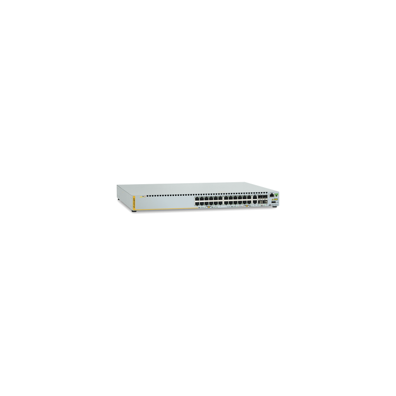 Switch de Acceso PoE+ Stackeable Capa 3, 24 Puertos 10/100Mbps + 2 SFP/RJ45 Combo + 2 Puertos Stacking, 370W